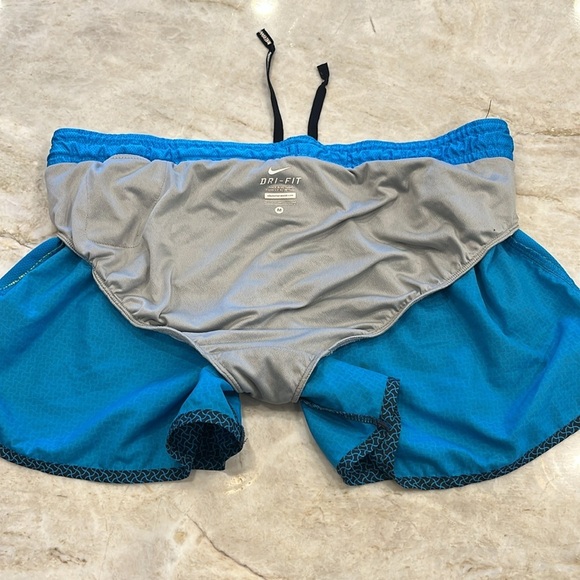 Nike | Dri-FIT‎ Lined Running Shorts | Blue & Black | Medium - Picture 9 of 10